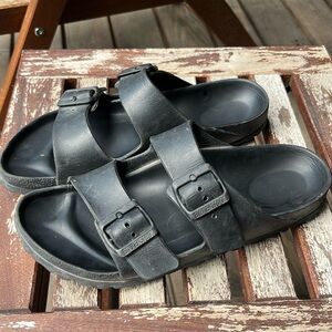 Birkenstock EVA rubber Arizona sandals size 39 (8) black